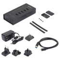 StarTech USB-C hub 7-port C-to-C + A