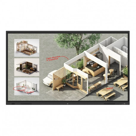 LG ekraan 86TR3DQ-B 2,18m (86") 3840 x 2160 pixel 16:9 4K Ultra HD IPS 8ms 60Hz DP HDMI LAN WIFI kõl