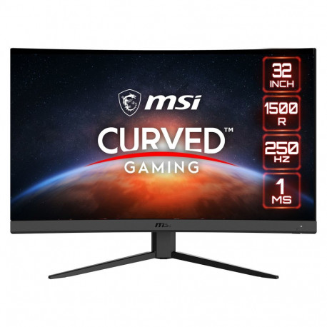"80 cm (31.5"") 1920 x 1080 Pixel MSI 9S6-3DA61T-035 16:9 Full HD VA 1 ms 250 Hz DisplayPort HDMI VE