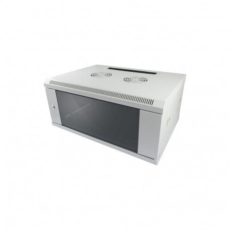 "ALLNET Netzwerkschrank 19"" 6HE 1-teilig T450mm Lichtgrau SMC-Serie"