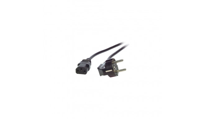 "EFB Electronics EFB Electronics - Power cable - CEE 7/7 (S) angled to IEC 60320 C13 straight"