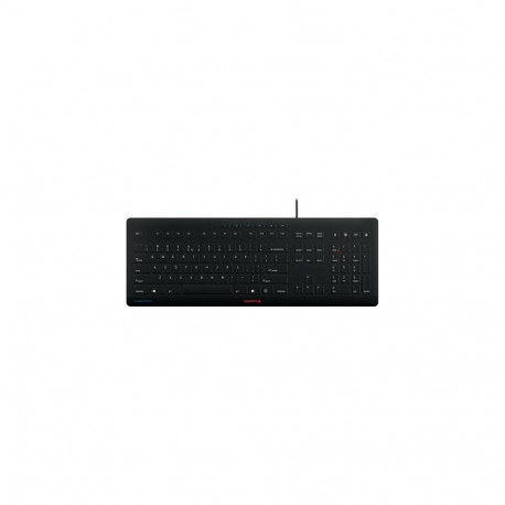 "CHERRY STREAM PROTECT KEYBOARD Corded US-Layout schwarz"