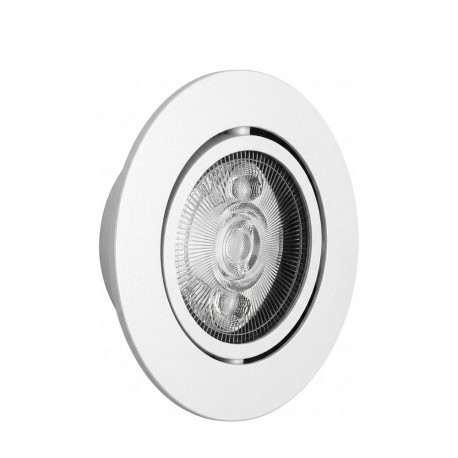 "Synergy 21 LED Deckeneinbauspot Helios weiß, rund+schwenkbar, neutralweiß"