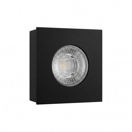 Synergy 21 LED Helios must ruudukujuline süvistatav laevalgusti, pindpaigaldusraam