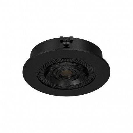 "Synergy 21 LED Deckeneinbauspot Helios schwarz, rund, warmweiß"