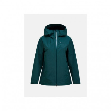 Kurtka damska PEAK PERFORMANCE W Treeline Hipe 2.5L Shell Jacket kolor zielony - S