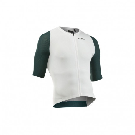 Koszulka rowerowa NORTHWAVE Extreme Evo Jersey S/s biała - L