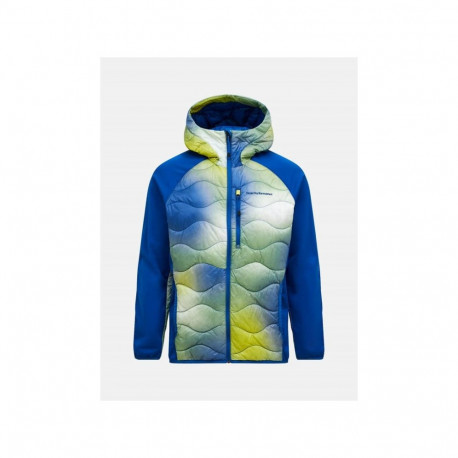 PEAK PERFORMANCE meeste sulejope M Helium Aop Down Hybrid Hood S, mitmevärviline