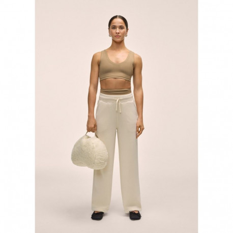 CASALL naiste püksid Peachy Straight Leg Jogger S, valge
