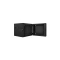 RACK CABINET 19" DOUBLE-SECTION WALL-MOUNT 9U/600X600 (FLAT PACK) BLACK LANBERG
