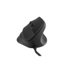 VERTICAL MOUSE NATEC CRAKE 2 PRO 12800DPI PROGRAMMABLE OPTICAL BLACK