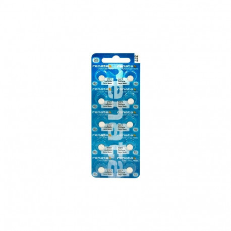Battery - Renata 377 SR626SW 1.55V 24mAh 10 pcs.