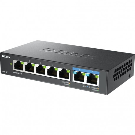 D-Link DMS-107/E mitme-gigabitine haldamata lüliti
