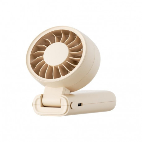 AECOOLY käeshoitav ventilaator Halo 04 kokkupandav, beež