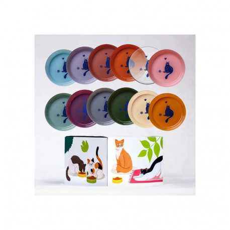 ANIMAL ISLAND märg kassitoit kana puljongis 12x85g karbis tasuta taldrik