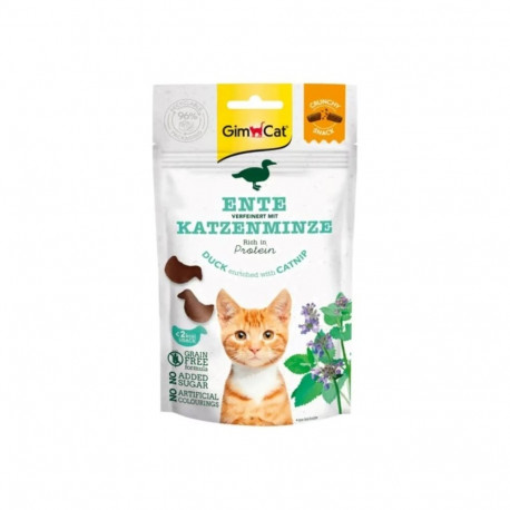 GIMCAT krõmpsuv kassimaius pardaliha ja kassimündiga 50g
