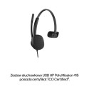 HP Poly peakomplekt Mission 415 ühepoolne USB-juhtmega