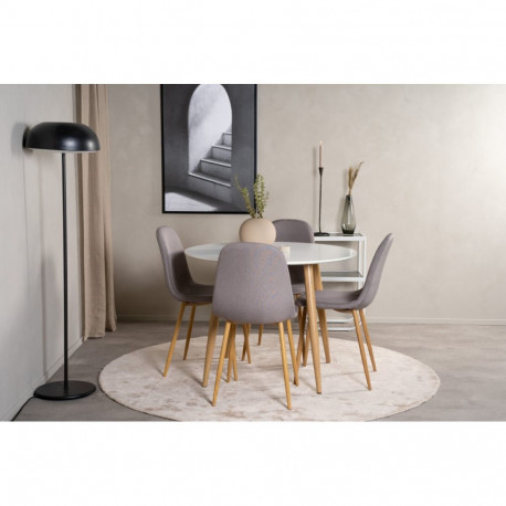 Söögitoa komplekt PLAZA&POLAR laud ja 4 tooli