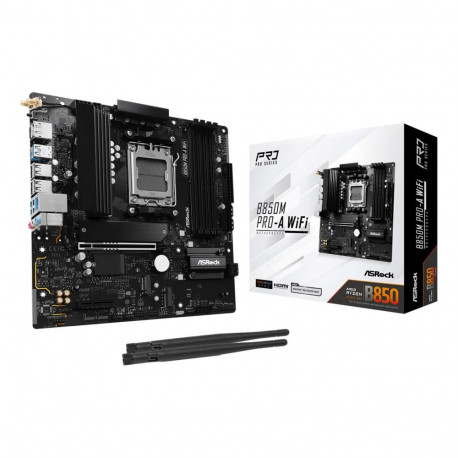 Asrock emaplaat B850M Pro-A WiFi AMD B850 Socket AM5 micro ATX