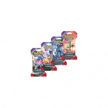 Trading Card - Pokémon Scarlet & Violet: Temporal Forces Sleeved Booster Pack (Pokémon, 10 cards)