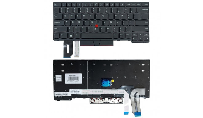 Keyboard - Lenovo Thinkpad P14s Replacement Keyboard with Trackpoint US Layout Black