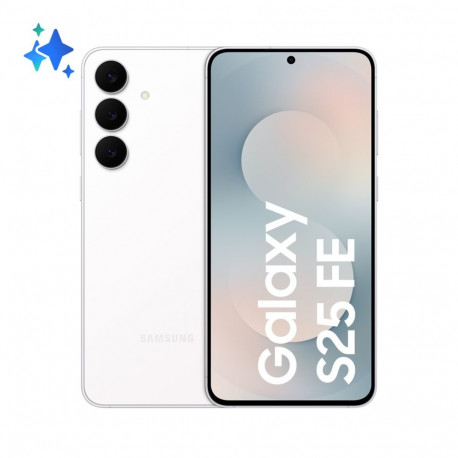 Mobile Phone - Samsung Galaxy S25 FE 5G 6.7", 8GB RAM, 128GB, 4900mAh, White