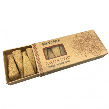 Aromatherapy Incense - Banjara Smudge Pyramid Cones Palo Santo 10 pcs