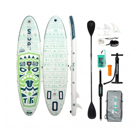 Water Sports Equipment - FunWater SUPFW05D Inflatable Paddleboard 3.2m Green