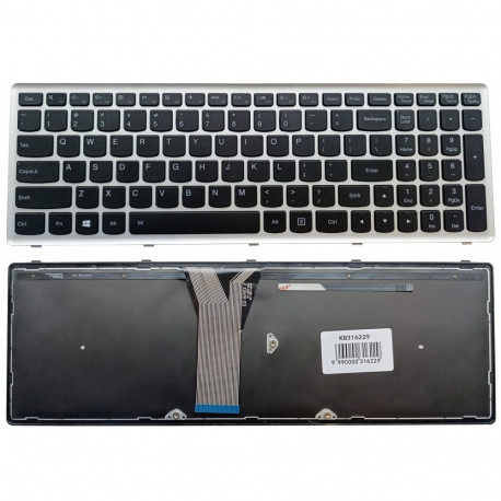 Keyboard - Lenovo Z510 Notebook Keyboard with Backlight, Black