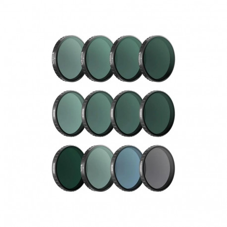 Camera Filter Set - Freewell OSMO Action 6 Mega Kit 12 Filters ND CPL PL