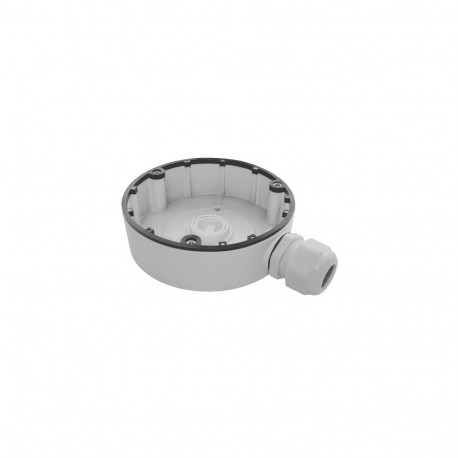 Junction Box - Hikvision DS-1280ZJ-TR13 Ø110mm x 144.3mm x 48mm Aluminum White