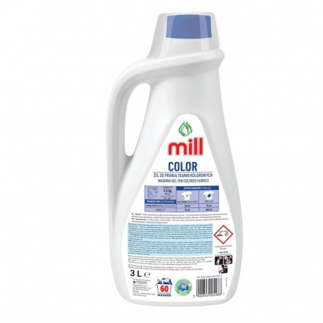 Laundry Detergent - Mill Colour Washing Gel 3 L 60 Washes