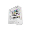 Computer Case - darkFlash DY460 ATX Case, 4 ARGB Fans, USB-C, White