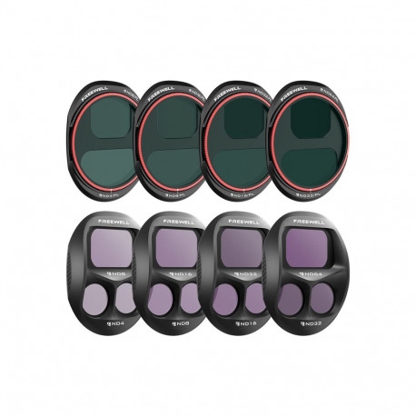 Camera Filter - Freewell Filter Set for DJI Mavic 4 Pro, ND & Hybrid ND/PL, 8Pcs
