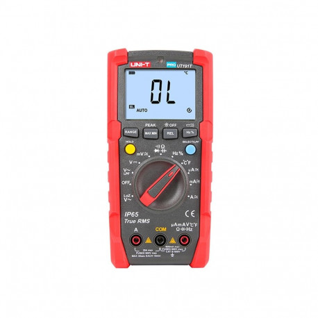 Measuring Instrument - UNI-T UT191T Digital Multimeter, 600V, 20A, True RMS