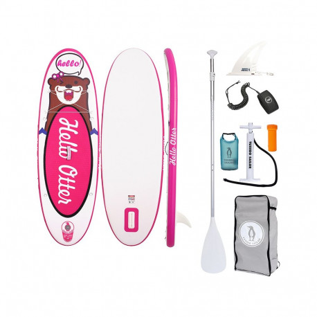 Water Sports Equipment - FunWater Tuxedo Sailor SUP Paddle Board 240x76x10cm 77kg Pink