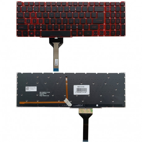 Keyboard - Acer Nitro AN515-45/56/57 Backlit Red