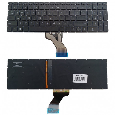 Keyboard - HP Pavilion 15-CX, 15-DS Backlit US Layout Black