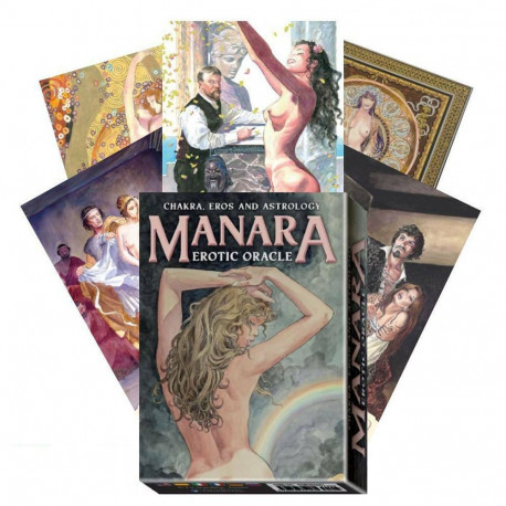 Oracle Cards - Manara Erotic Oracle 35 Cards 8.8 x 12.5 cm Made in Italy
