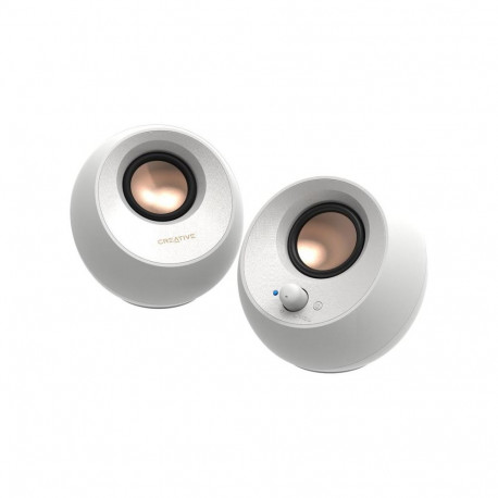 Speaker - Creative Pebble V3 2.0 10W Bluetooth 5.0 White