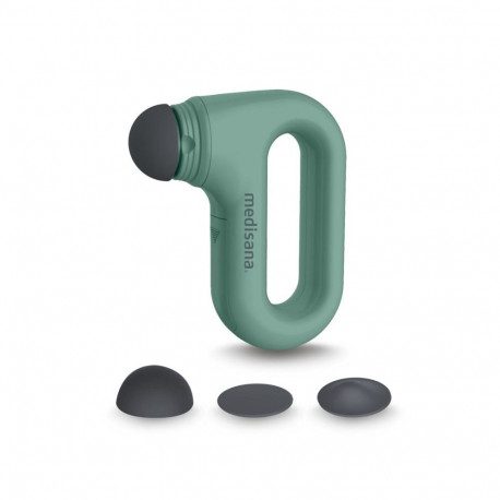 Massager - Medisana HM 330 Vibration 3 Heads 2 Speed Battery Operated Black Green