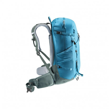 Hiking Backpack - Deuter Trail Pro 33L 1.49kg Adjustable Straps Rain Cover Wave-Ivy