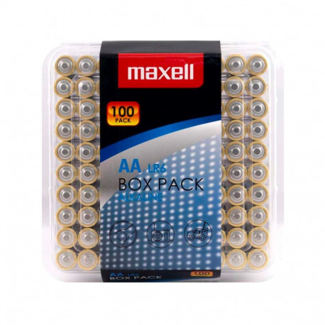 Battery - MAXELL Alkaline AA LR6 1.5V 100 pcs.