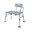 Bathtub Bench - BathTim Adjustable with Backrest White