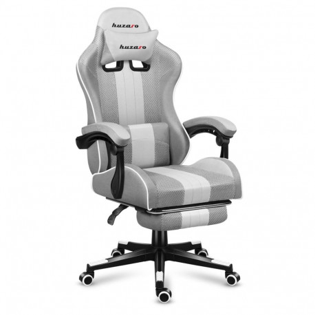 Gaming Chair - Huazro Force 4.7 White Mesh Gaming Chair (i Removed The