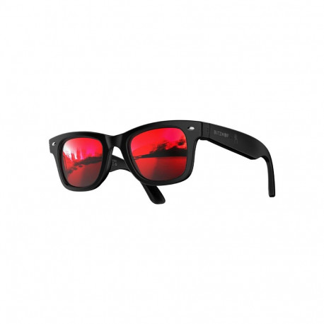 Smart Glasses - BlitzWolf BW-AG1 AI Translation, Bluetooth Audio, Health Sensors Red