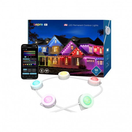 Outdoor Lighting System - Lepro E1-60 Smart Light With 60 RGBW Points, App & Voice Control