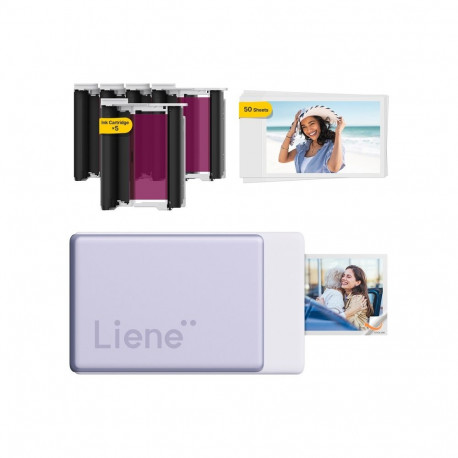 Printer - Liene Pearl N200 Pro 2x3" Dye-Sublimation Photo Printer Purple