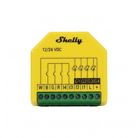 Shelly LED-kontroller Plus RGBW PM süvistatav 2-pakk WLAN BT