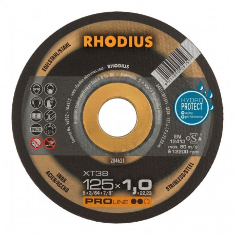 "RHOD 204621 XT Trennscheiben XT 38 125x1,0x22,23"
